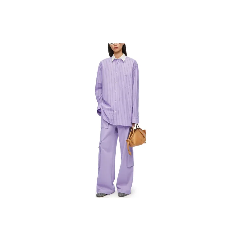 LOEWE SS24 Shirt Women's Purple-1