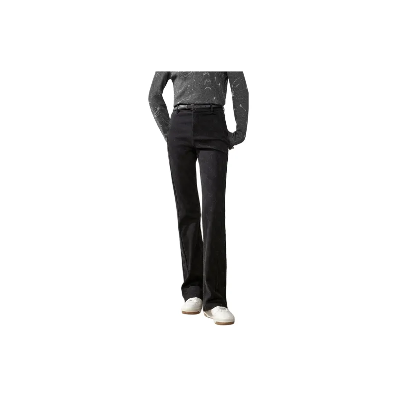 JZ. ANNAKRO Jeans Women's Plain Black-1