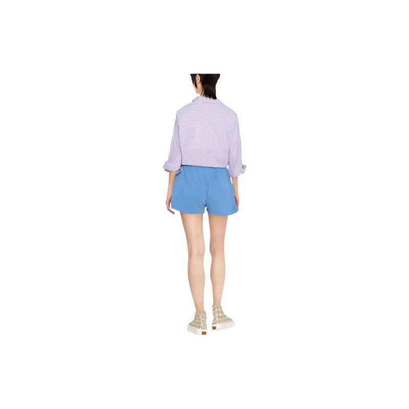 SPORTY & RICH Slogan Print Shorts-2