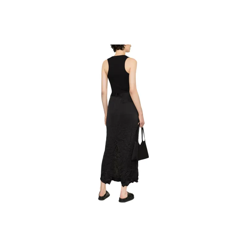 MM6 Maison Margiela Crinkled Midi Skirt-1