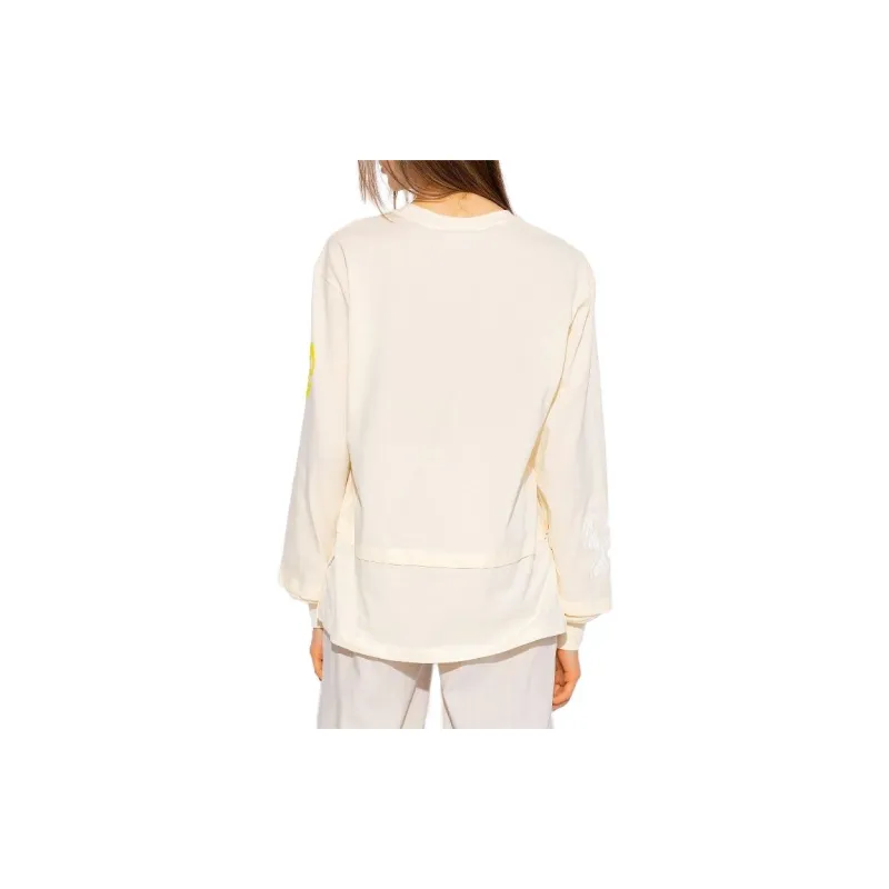 GANNI T-Shirts Women's Light Yellow-2