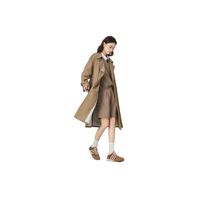 Dajia Poetry Trench Coat Women's Khaki-3