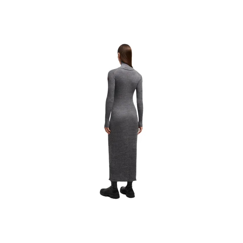 Moncler Polo Neck Midi Dress-3