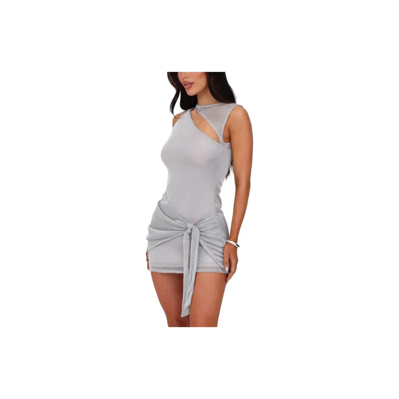 Tiger Mist AZELMA DRESS Sleeveless Dress Women's Silver-2