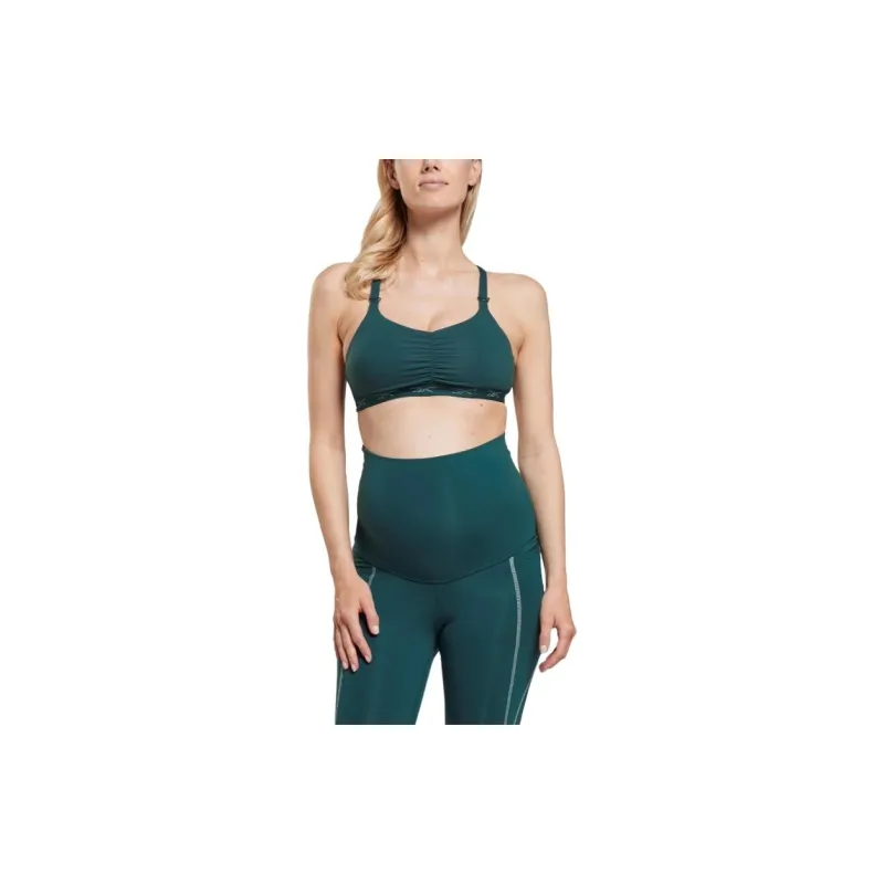 Reebok Nursing Sports Bra Sports Underwear Women's Forest Green-1
