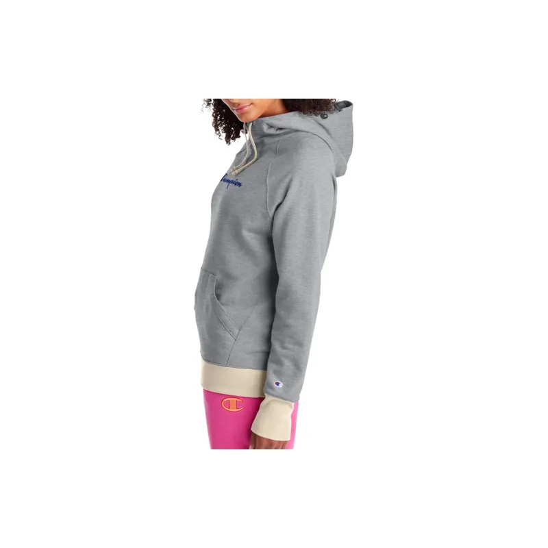 Champion Long-Sleeved T-Shirt Women's Gray-1