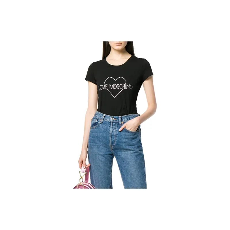 LOVE MOSCHINO T Shirts Women's Black-1