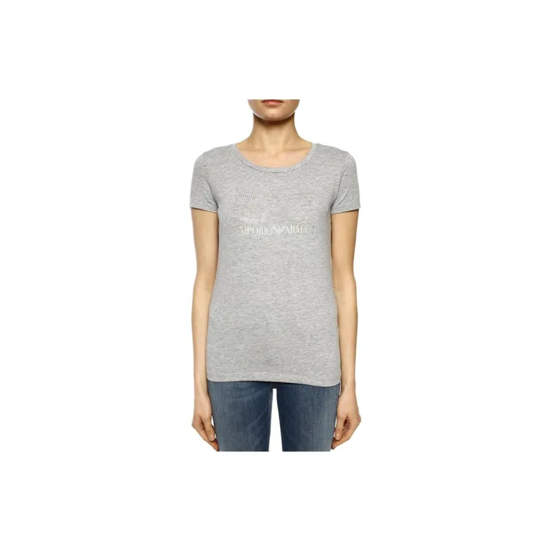 EMPORIO ARMANI EA7 T Shirts Women's Gray-1