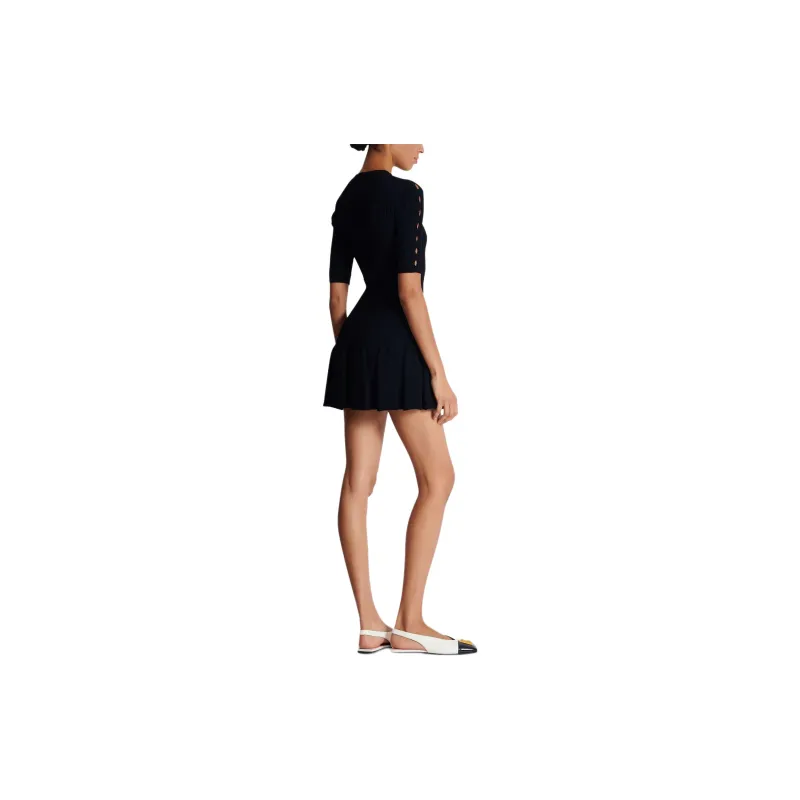 BALMAIN Flared Knit Dress-2
