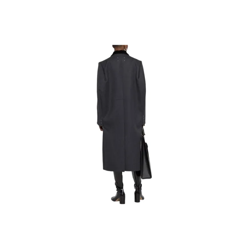 Maison Margiela Cavalry Double-breasted Wool Coat-2