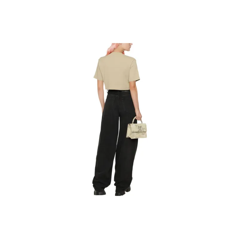 OFF-WHITE SS22 Crop Tops Women's Beige-2