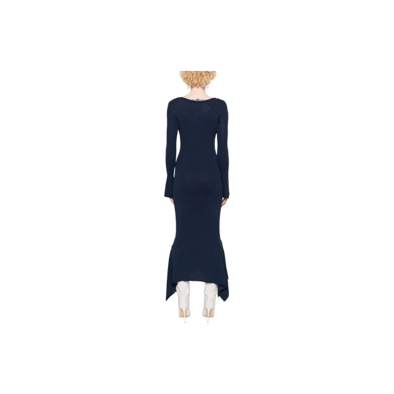 Twinset Belted Ruffled Midi Dress-1