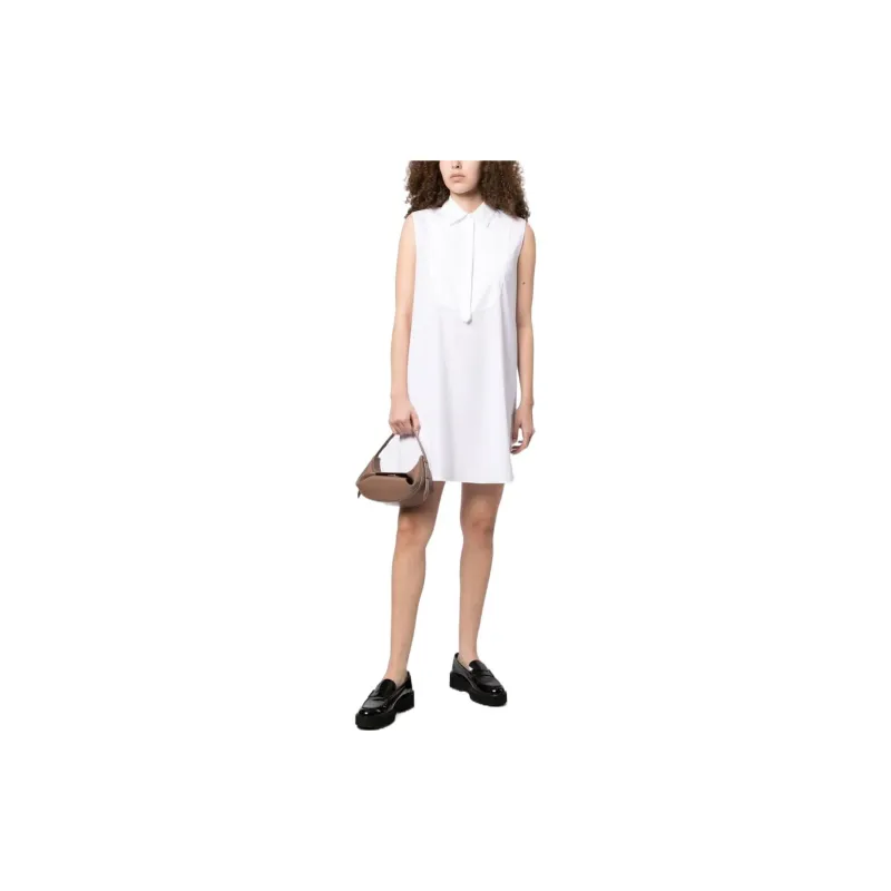 THEORY Sleeveless Dresses Women's White-1