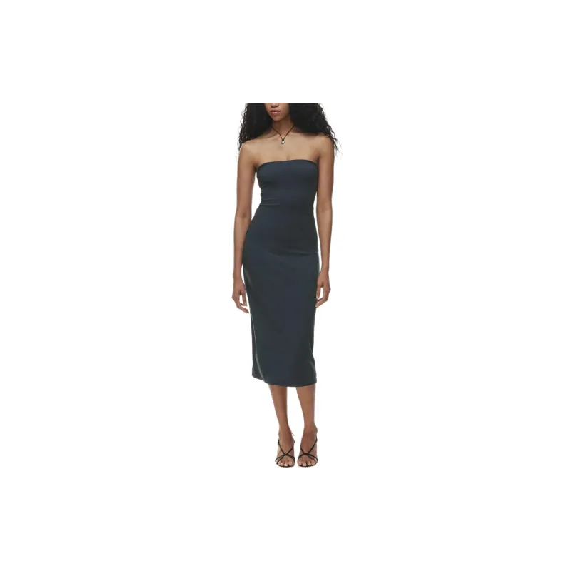 ARITZIA Wilfred New Corelli Midi Dress Sleeveless Dress Women's Dark Night Navy/Blackout Navy-2