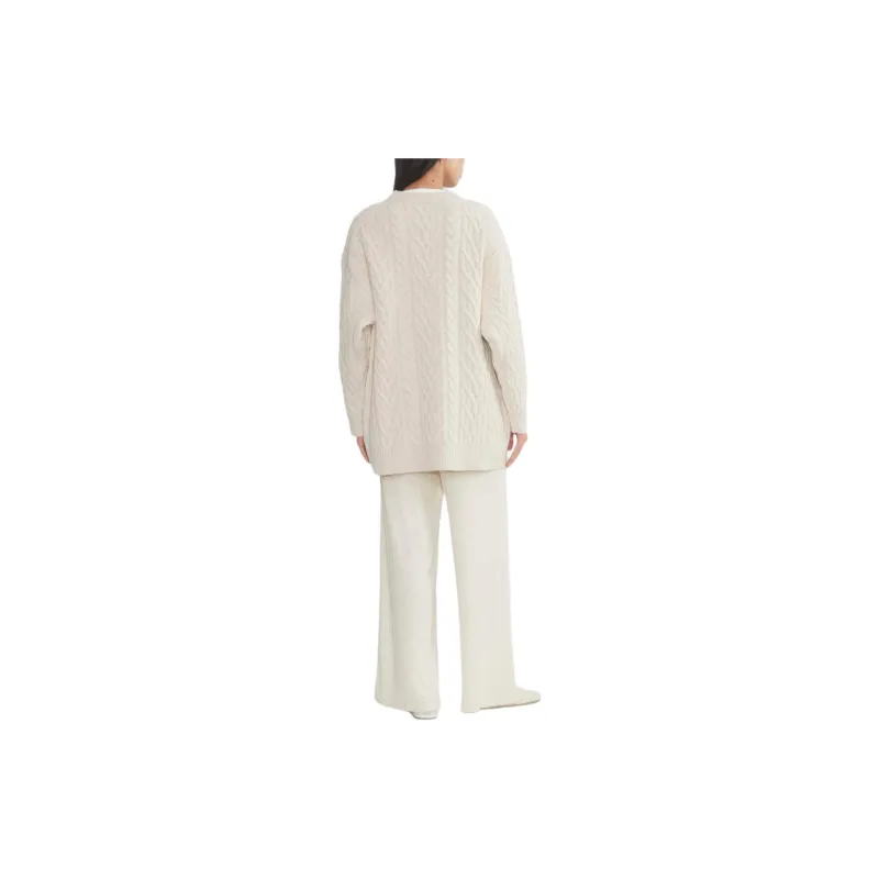 ARITZIA FW24 The Group By Babaton Nourish Merino Wool Sweater Sweater Women's Heather Bone-2