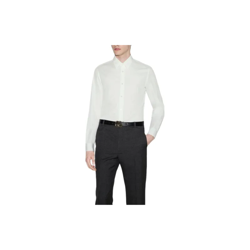 GUCCI Poplin Cotton Shirt-2
