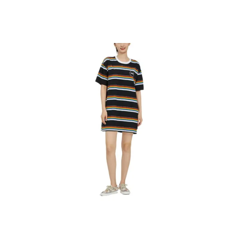 Vans Short Sleeved Dresses Women's Black-1