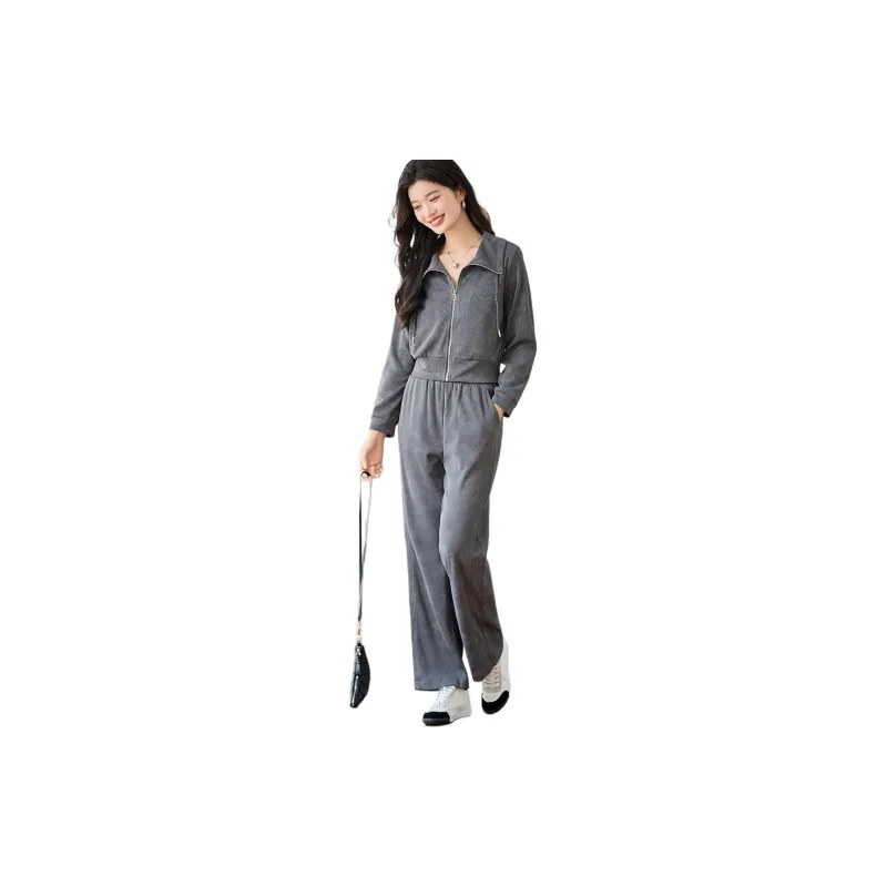 CARBAMMI Casual Suit Women's Smoke Gray-1