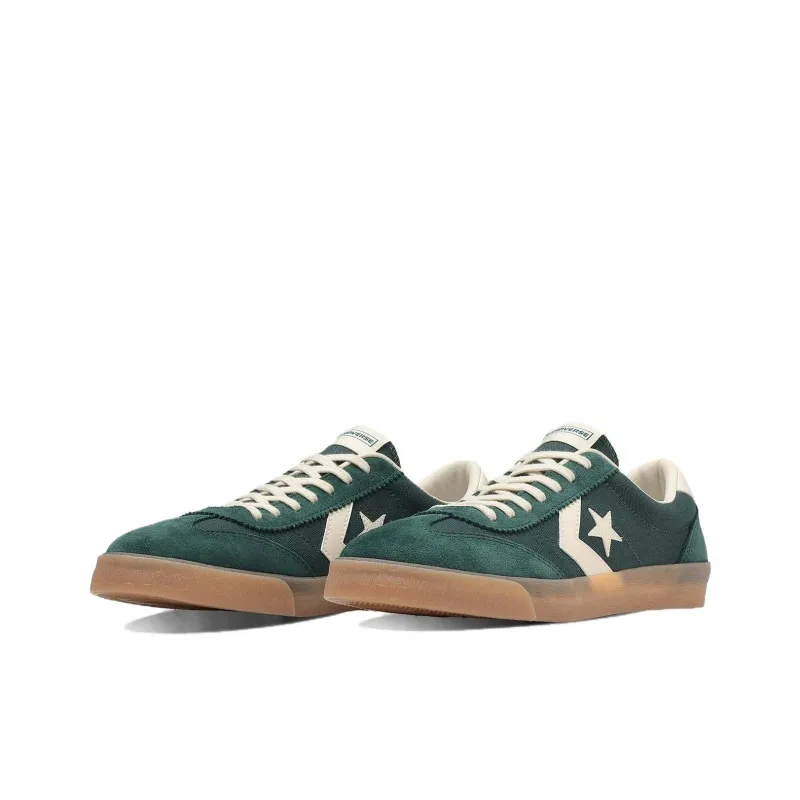 Converse Anti Slip Wear Resistant Low Top Skateboard Shoes Unisex Green-2