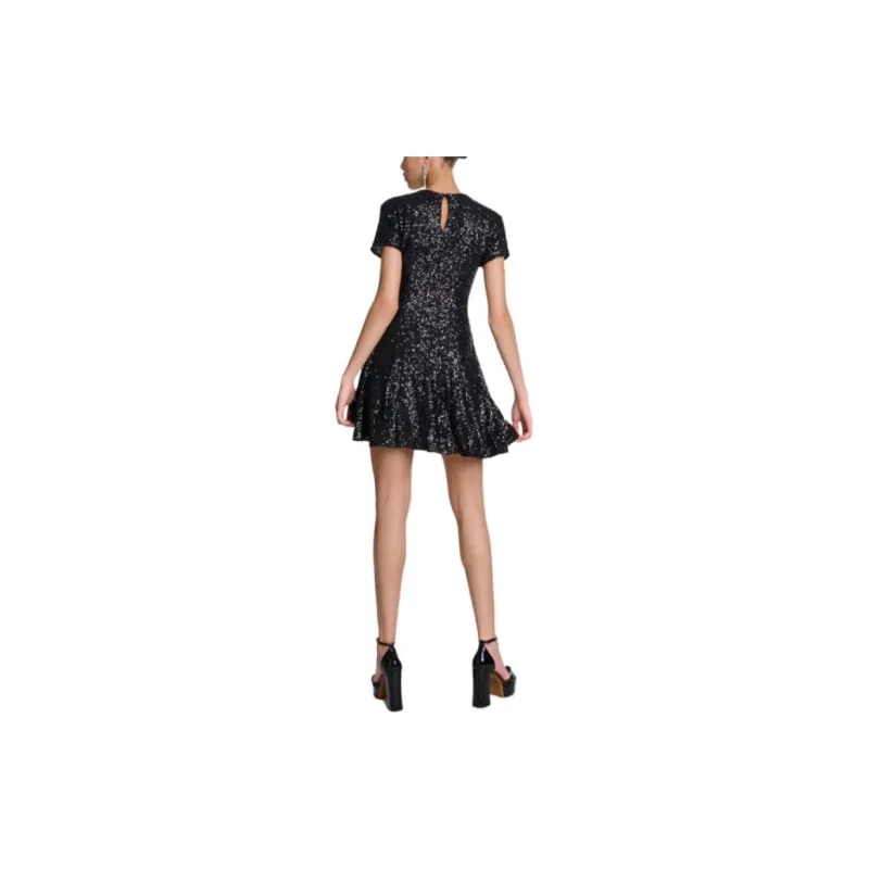 Maje Sequinned Mini Dress-2