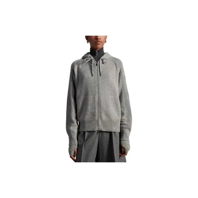Moncler Cashmere Sweaters Women's Gray-1