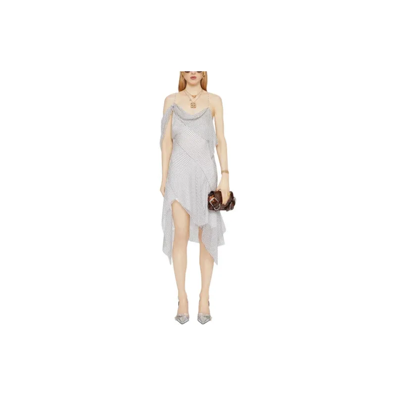 GIVENCHY SS24 Slip Dress Women's Natural-1