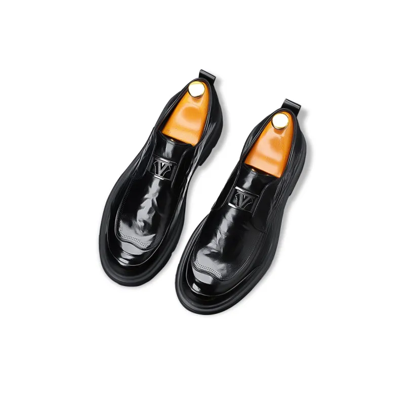 GZZ Business Formal Wide Fit Big Head Casual Shoes Men's-3