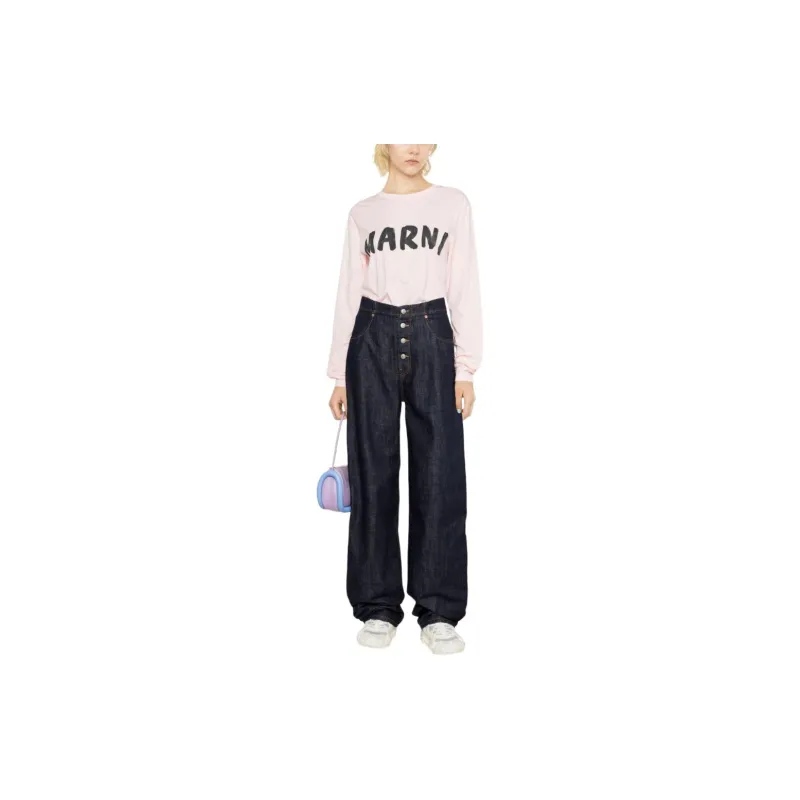 MARNI Long-Sleeve T-Shirt 'Pink'-2