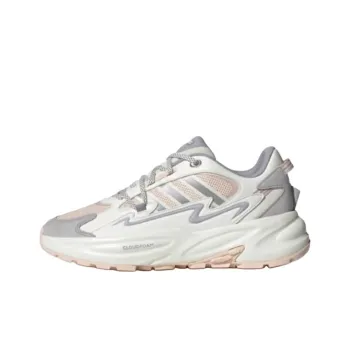Adidas Ozwave Anti Slip Wear Resistant Low Top Chunky Sneakers Unisex White Beige