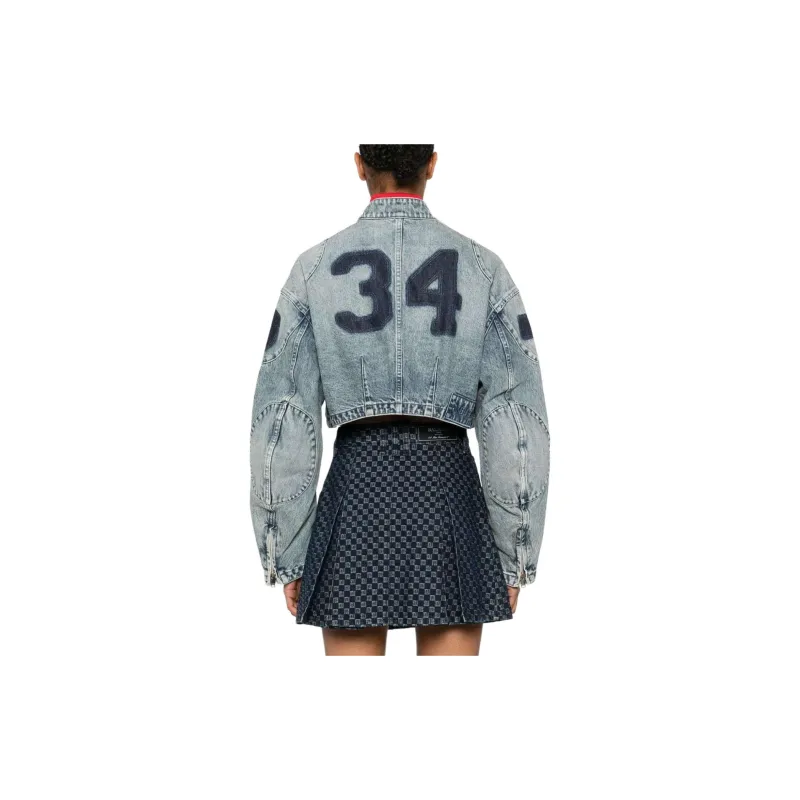 AMBUSH Denim Rider Jacket 'Black'-2