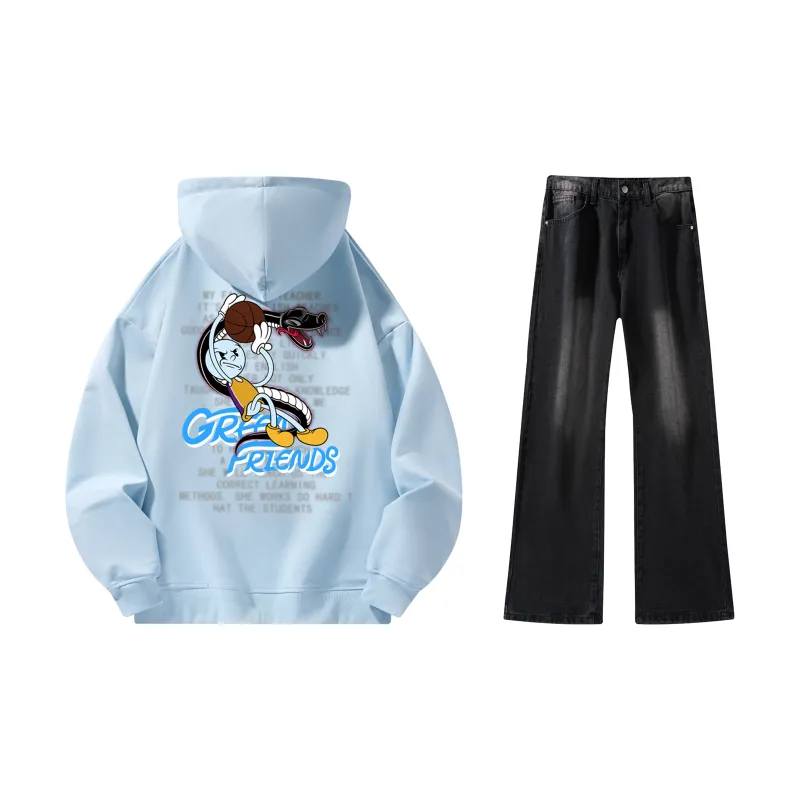 GF x WULIAOYUAN LIANMINGKUAN Sweatshirt Set Unisex-40