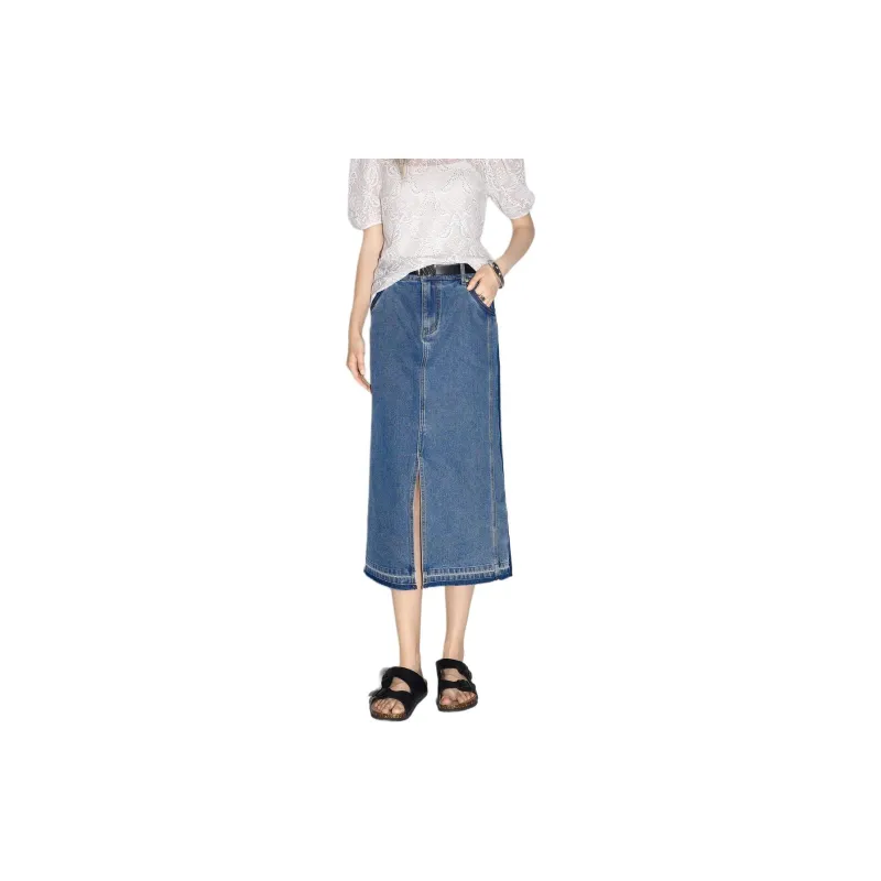Bethine Denim Long Skirt Women's-0
