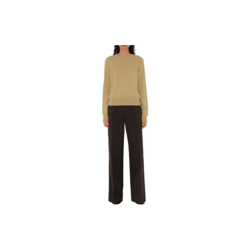 Burberry Logo embroidered Cashmere Jumper-1
