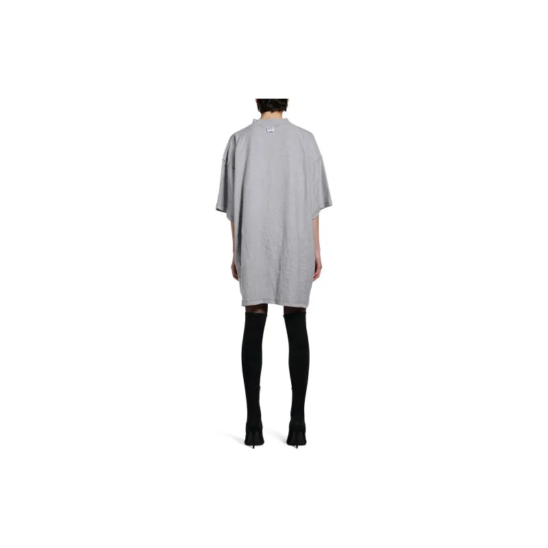 Balenciaga SS24 T Shirt Loose Fit Women's Gray-4