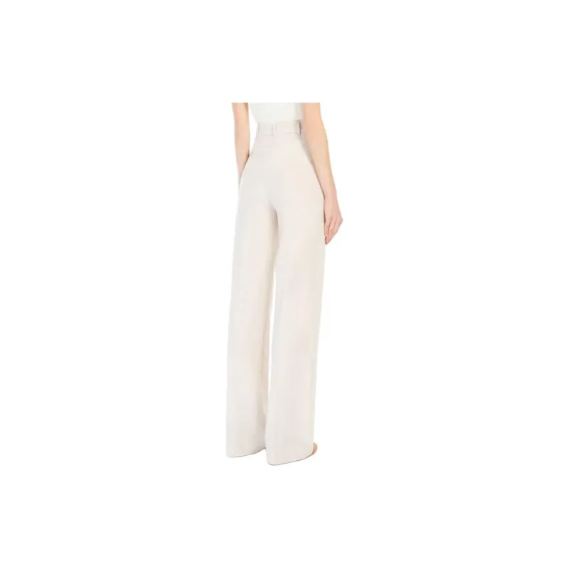 MaxMara Studio Casual Pants Women's White-2