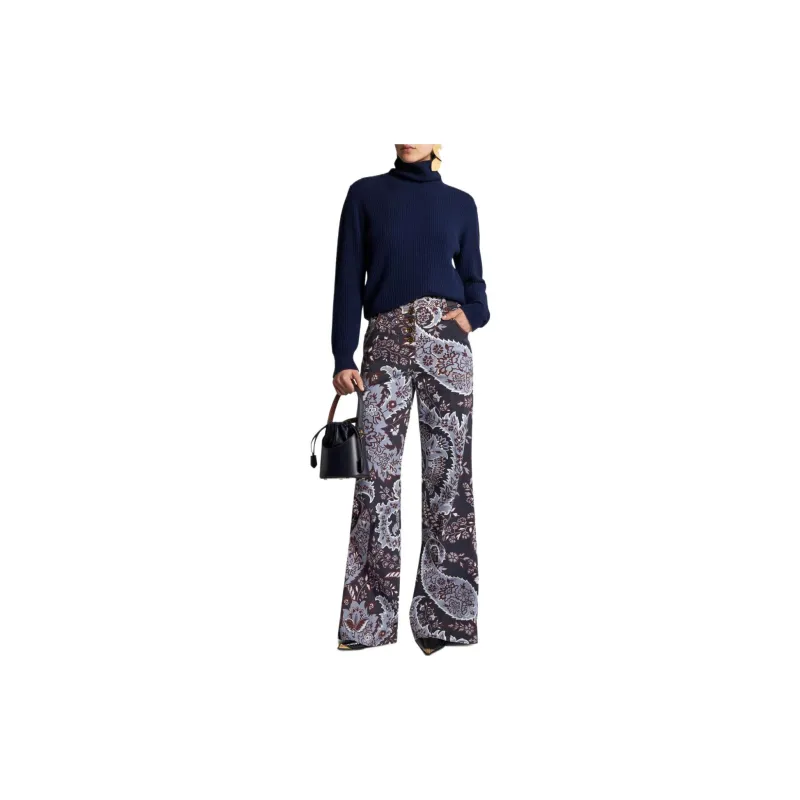 ETRO Paisley Printed Flared Jeans-2