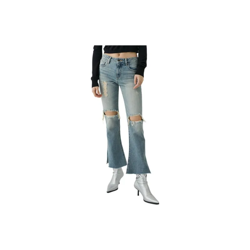 MOUSSY Jeans Women's Light Blue-3