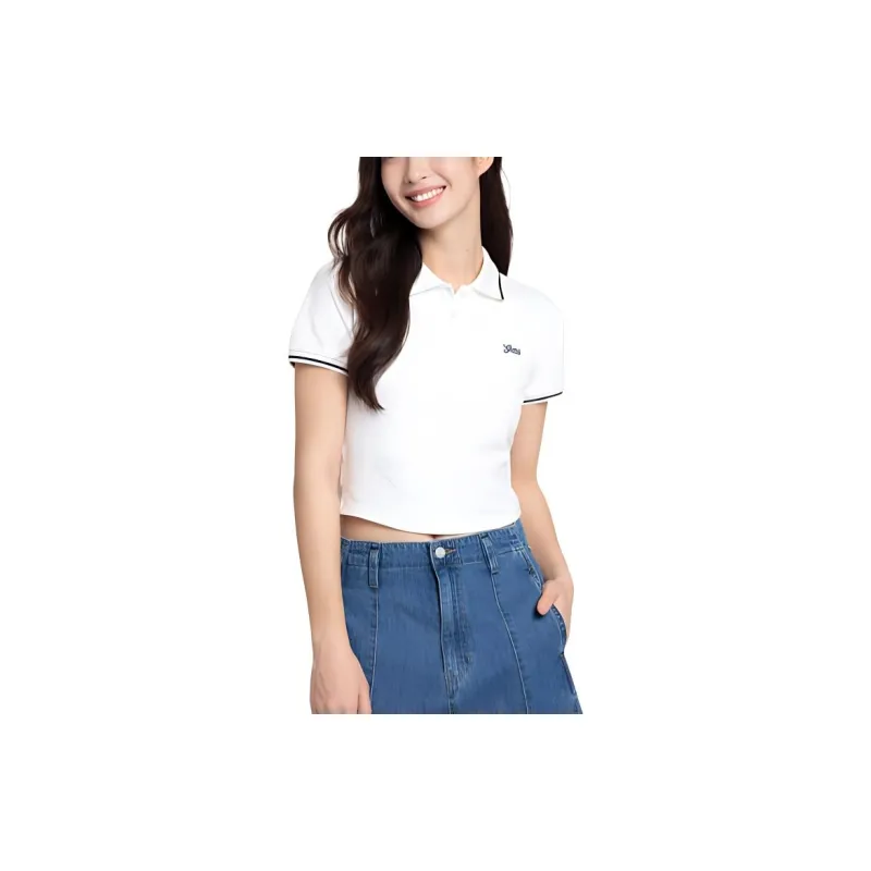 GUESS Polo Shirts Women's White-1