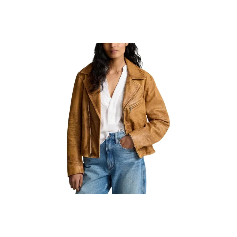 Polo Ralph Lauren Leather Biker Jacket-1