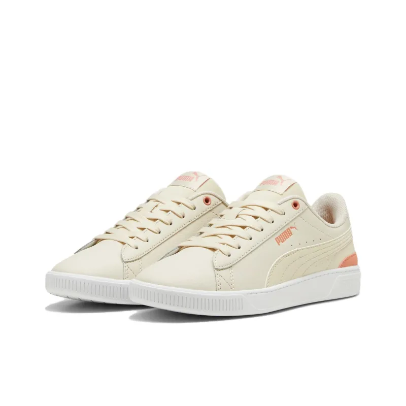 PUMA Vicky V3 Slip Resistant Shock Absorbers Low Top Skateboard Shoes Women's Beige-2