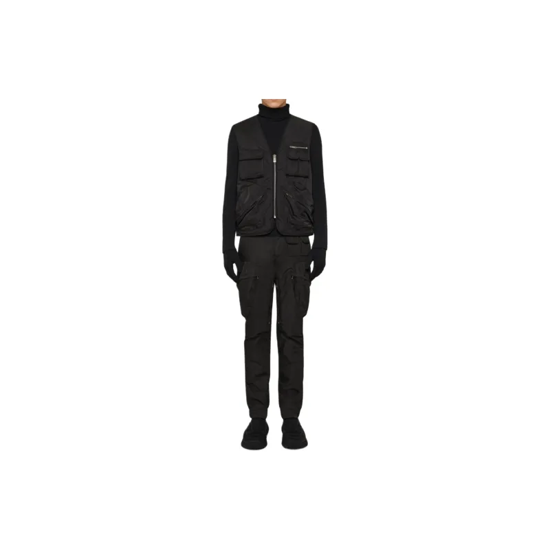 Givenchy Zip-Up Logo Embroidered Vest-5