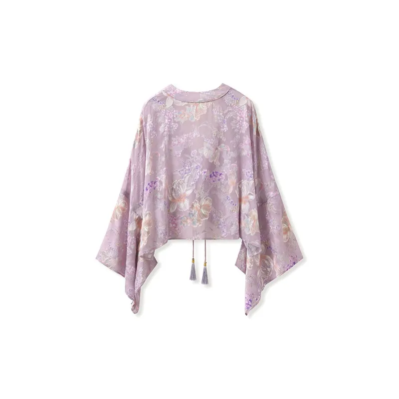 CHARM PICK Shirt Women's Light Purple-1