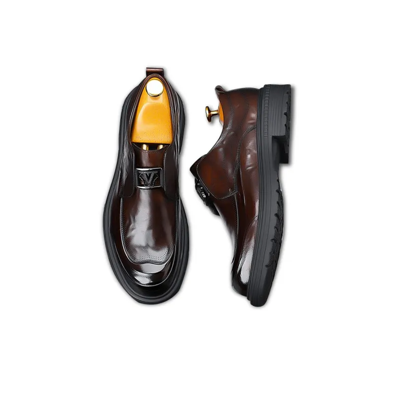 GZZ Business Formal Wide Fit Big Head Casual Shoes Men's-9