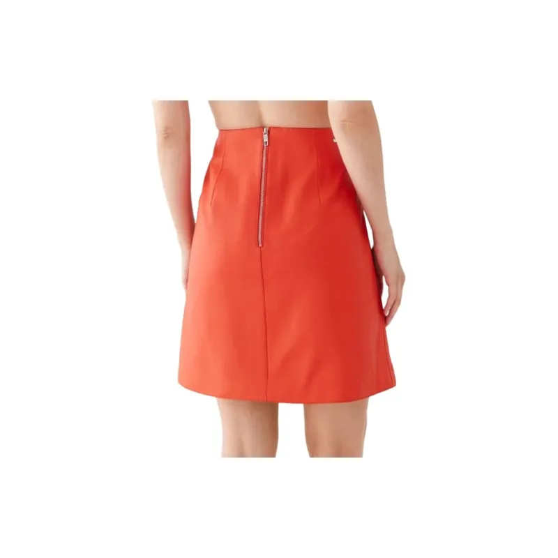 HUGO BOSS Casual Short Skirts Women's Bright Orange-1