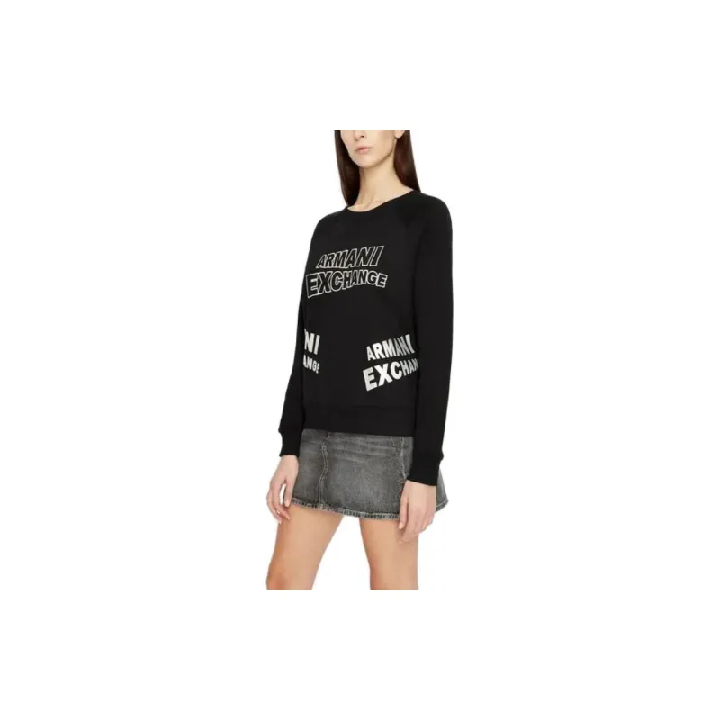 ARMANI EXCHANGE Sweatshirts Women's Black-3
