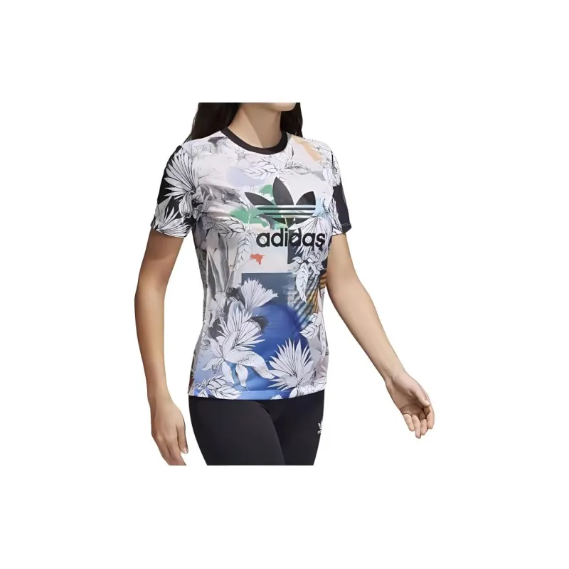 Adidas Originals T Shirt Women's All Over Print-3