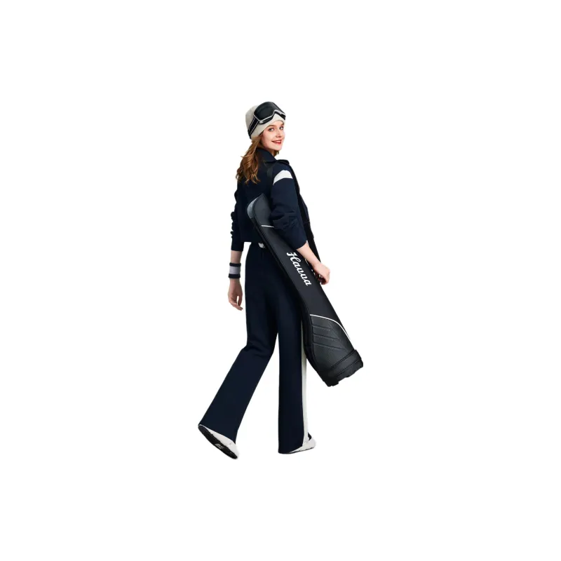 HAVVA Casual Suit Women's Navy Blue-2