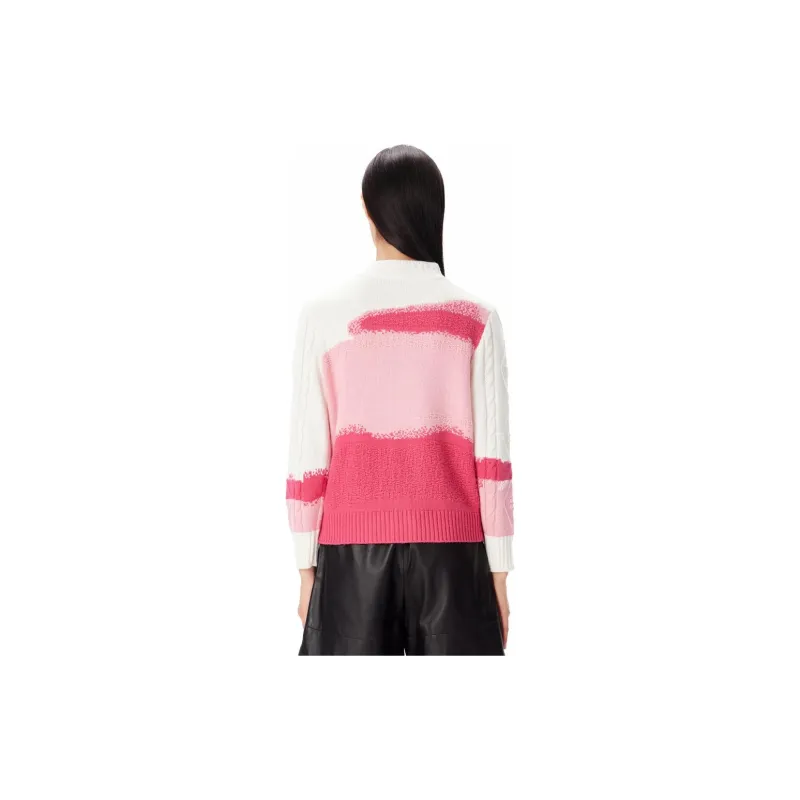 XII BASKET Sweater Women's Fuchsia-1