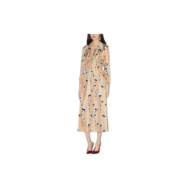 GUCCI SS24 Long-Sleeved Dresses Women's Multicolor-1