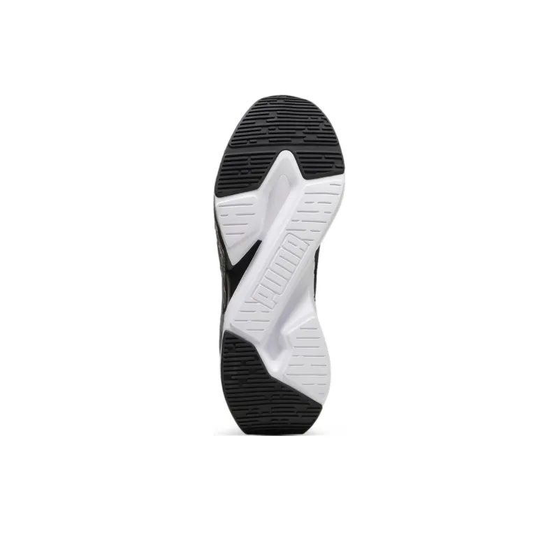PUMA Softride Sway Breathable Low-Top Running Shoes Unisex Black White-4